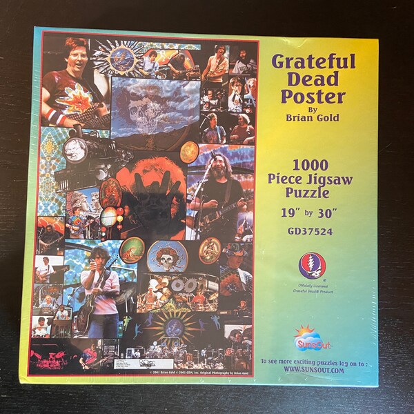 Grateful Dead Puzzle 1000 - Etsy