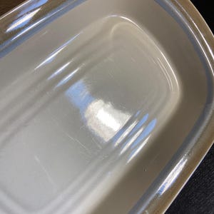 Vintage 1970s-80s Noritake Stoneware 14-Inch Rectangular Baker / Open Roasting Pan / Painted Desert | 8603 -- Super-useful and Made in Japan image 6