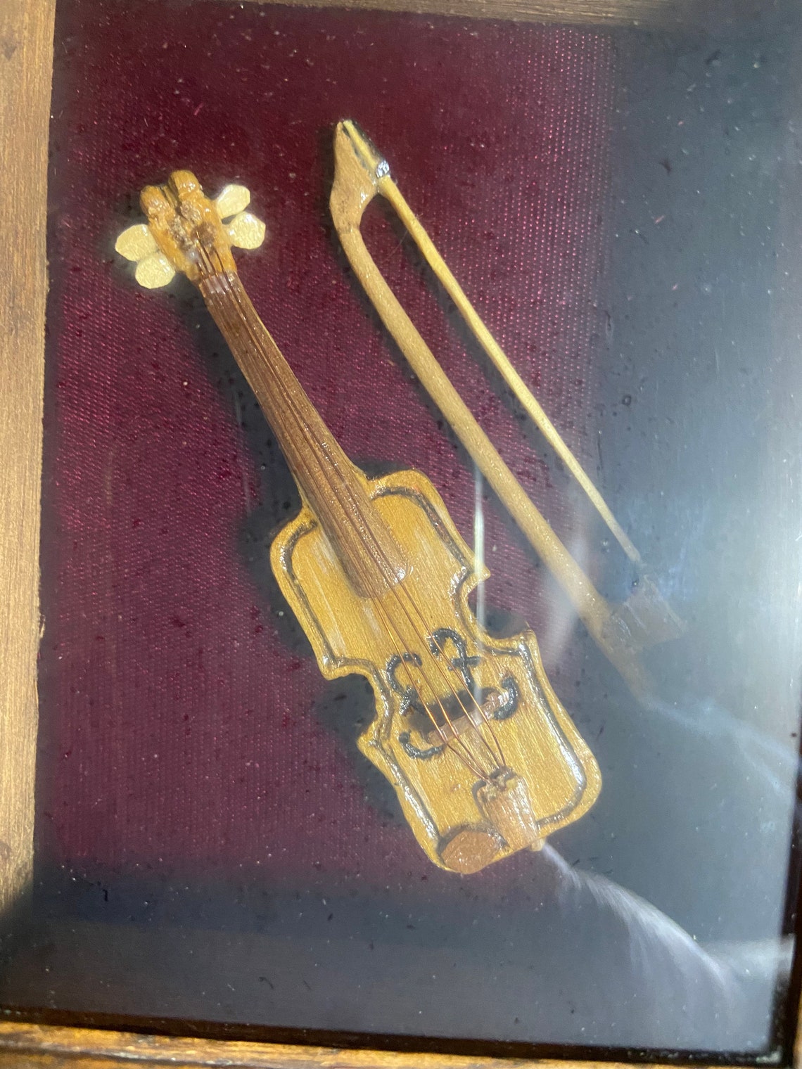 El violín más pequeño del mundo en un marco Perfecto para su Etsy El violín más pequeño del mundo en un marco Perfecto para su Etsy