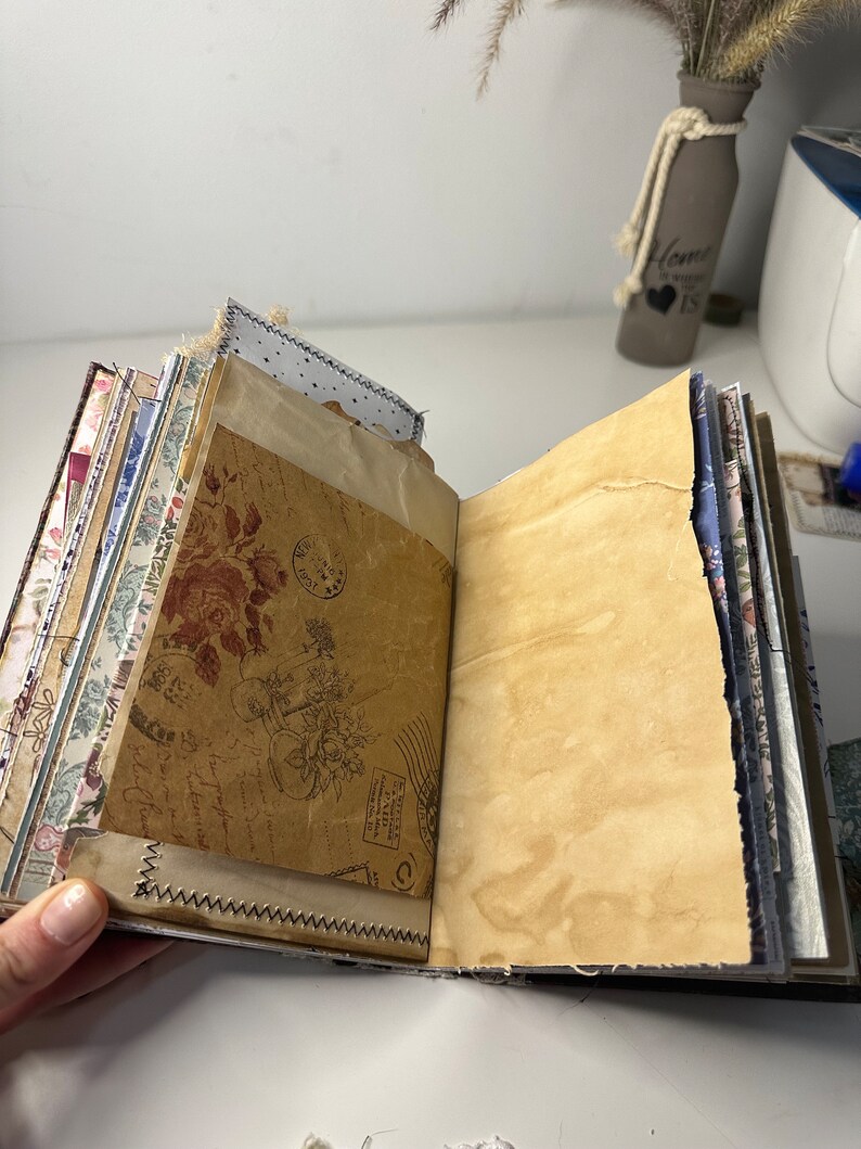 Junk Journal Handmade, Romantic, Vintage, Best Journal Ever
