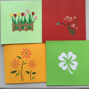 Wenskaart, Zeg het met bloemen!, speciale kaartgift, bloemkaarten