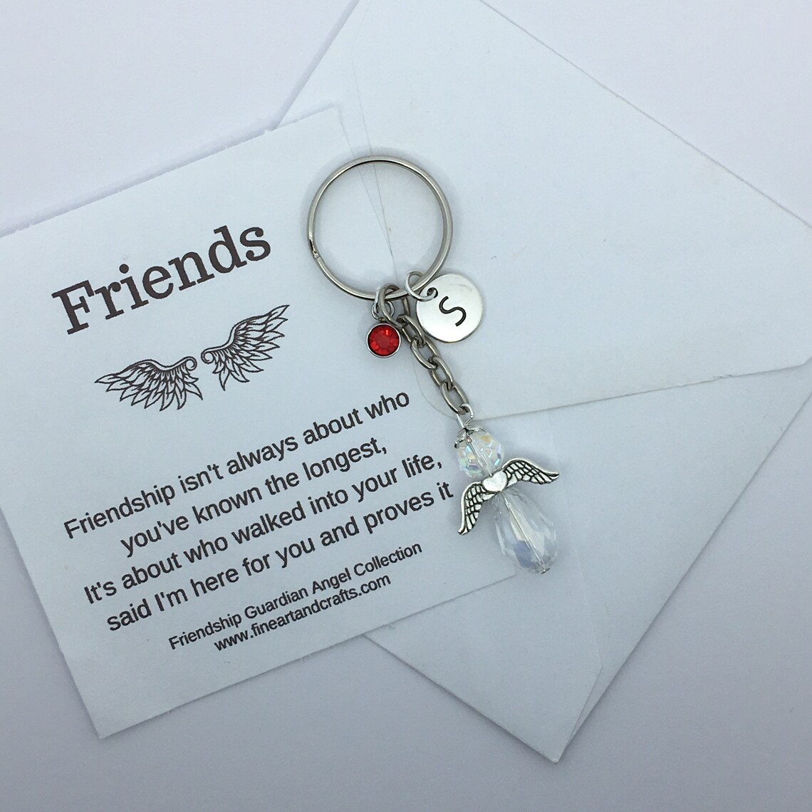 Friend Gift Guardian Angel Gift Protection Angel Bag Charm Etsy UK