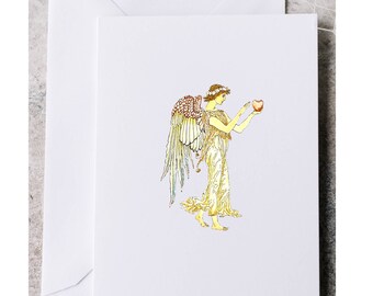 greeting card, angel card, friend card, blank greeting card, birthday card, A6 card, gift card, bookmark gift tag, keepsake