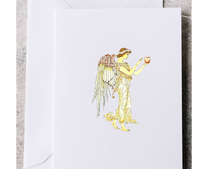 greeting card, angel card, friend card, blank greeting card, birthday card, A6 card, gift card, bookmark gift tag, keepsake