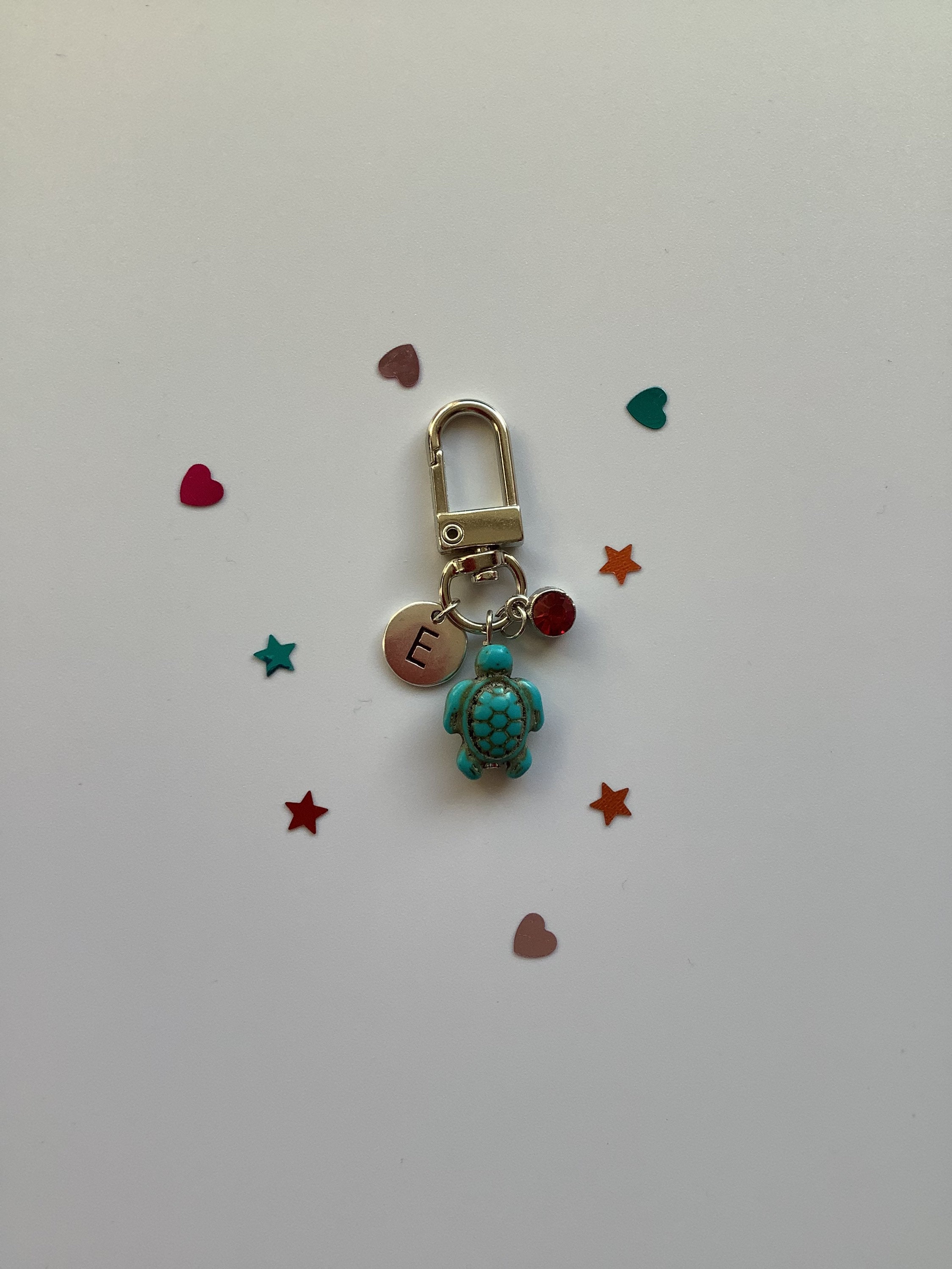 Turtle Keychain Sea Turtle Travel Keychain - Good Luck Charm For