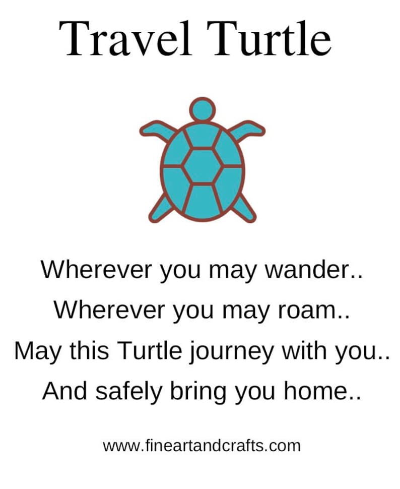 Turtle keychain, turtle keyring, personalised gift, travel turtle, turtle bag charm, birthday gift idea for a friend, good luck charm image 4