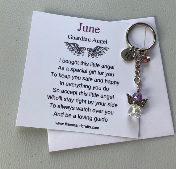 June Birthday Gift Friend Gift Guardian Angel Gift Protection