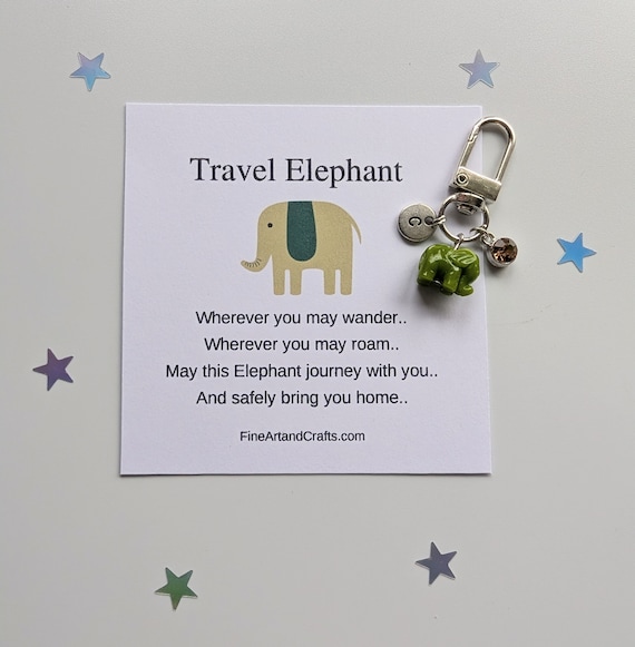 ELEPHANT BAG CHARM GREEN ELEPHANT BAG CHARM GREEN