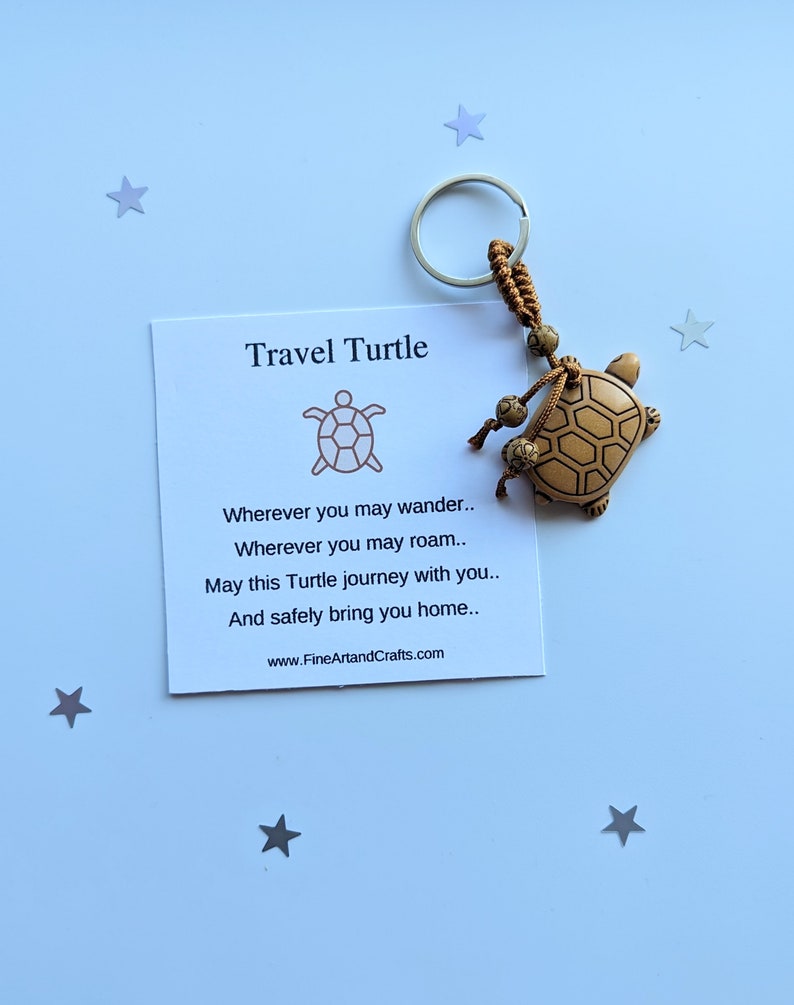 Travel Turtle Keychain