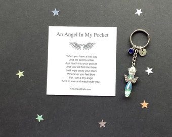 Angel in My Pocket, Crystal Vintage Keepsake Angel