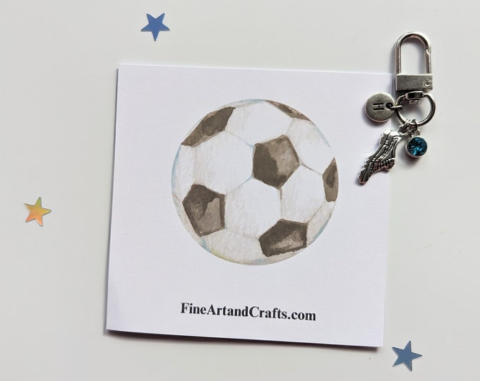 Football gift, shoe keychain, football gift, birthday gift idea for a friend, good luck charm, football lover, love soccer, footie keyring