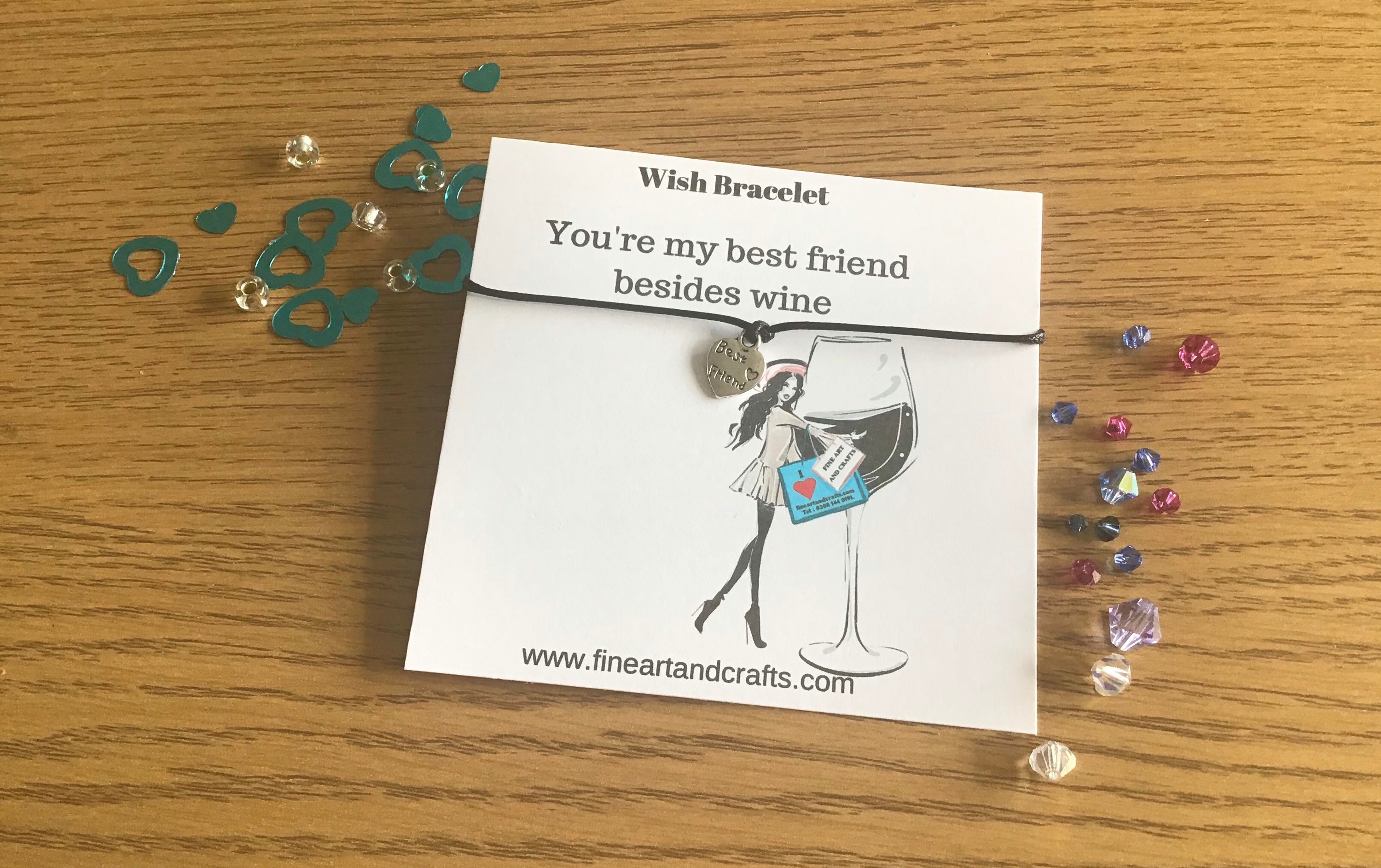 Best friend wish bracelet deals
