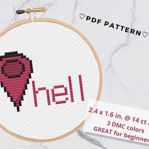 Drop My Location Cross Stitch Pattern, subversive cross stitch pattern, funny cross stitch, snarky xstitch PDF pattern