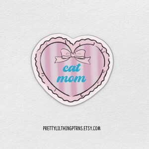Leuke Meme kat sticker | vinylsticker | glanzende sticker | waterbestendig