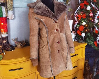 Vintage Morlands Real Lambskin Coat 
