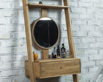 Ladder dressing table, Makeup table, Dressing table with mirror