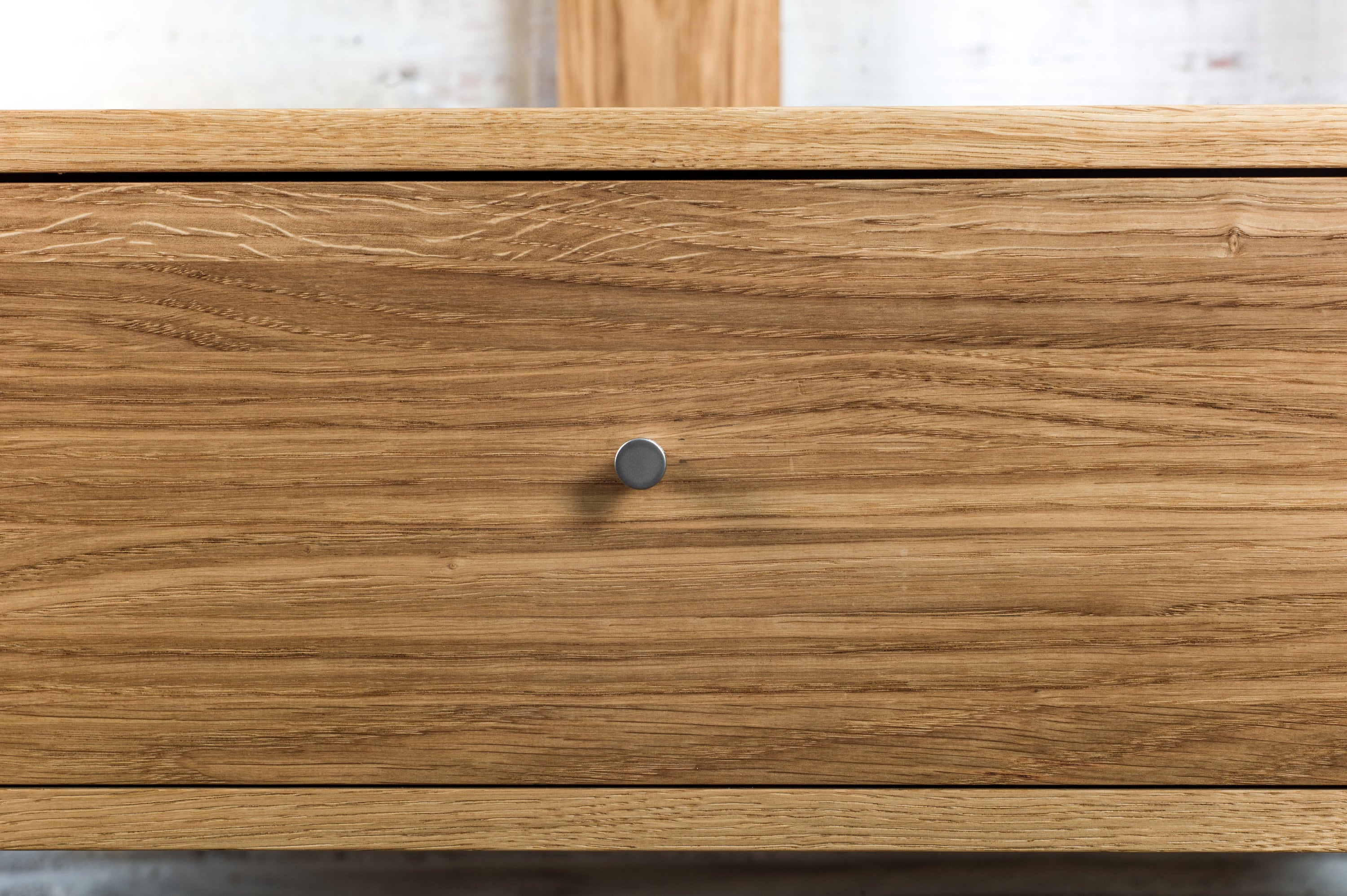 oak leaning mini dressing table Ash Solid Wood Vanity Table