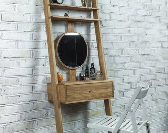 Ladder desk, Dressing table, Makeup table, Ladder dressing table, Makeup desk