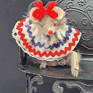 Original Fur Mouse- Patriotic Girl
