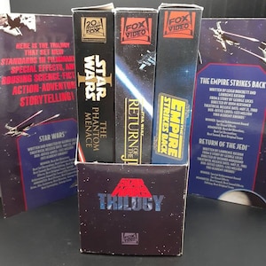 Vintage, STAR WARS, VHS Tapes.