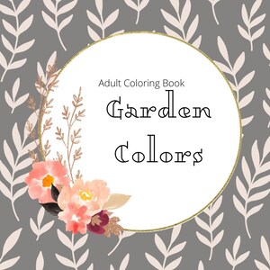 Garden Colors - Adult Coloring Pages