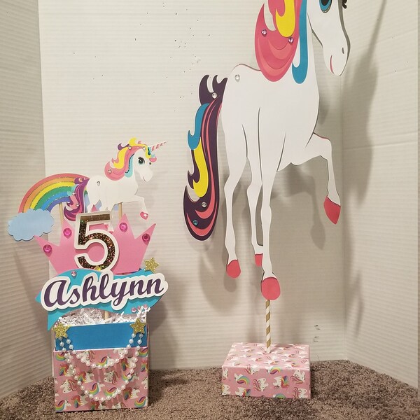 Unicorn Centerpiece - Etsy