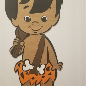 African American Flintstones Inspired  Centerpiece