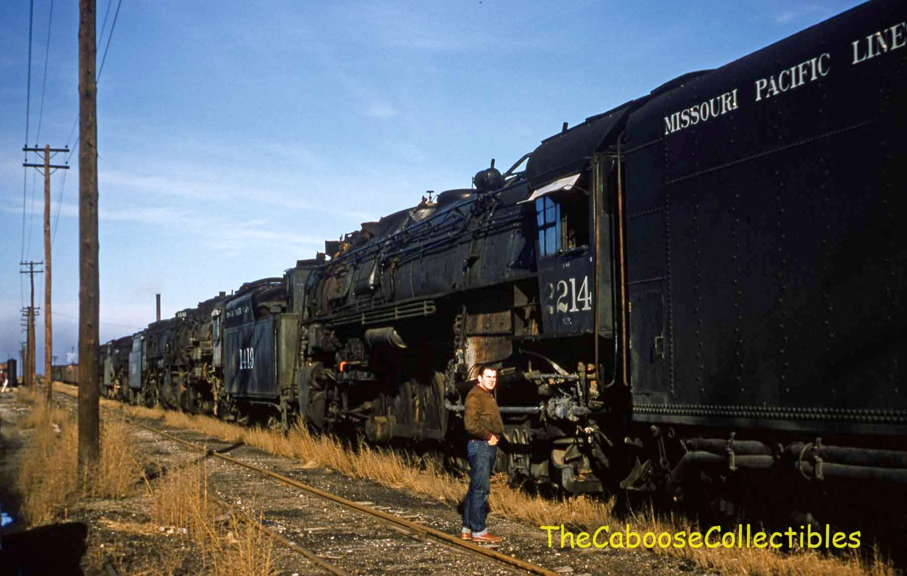 Missouri Pacific Railroad Steam Engines in Dupo Illinois Etsy Finland