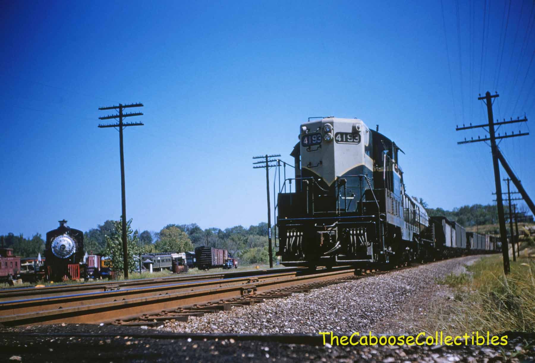 Missouri Pacific Railroad EMD GP7 4193 in Barretts MO 1954 Etsy