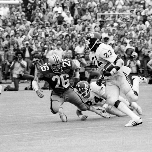 David Overstreet Oklahoma Sooners vs Ohio State Sept 1977 - Vintage Digital Photo 1