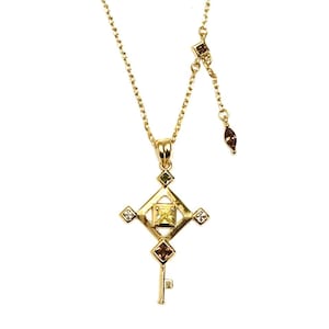 Genshin Inspired: Zhongli Key Pendant Necklace