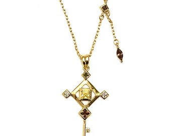 Genshin Inspired: Zhongli Key Pendant Necklace