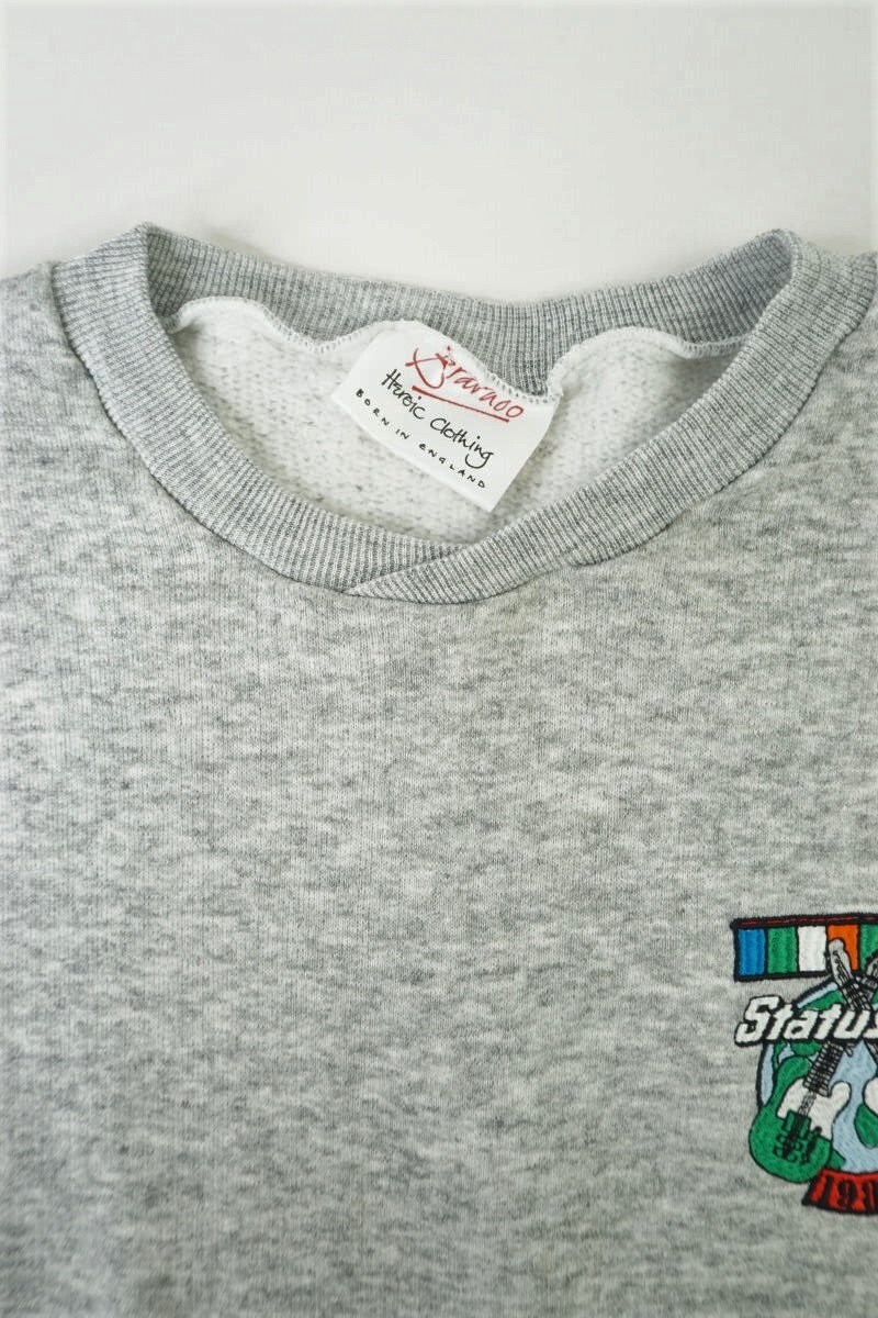Kleding Gender-neutrale kleding volwassenen Hoodies & Sweatshirts Sweatshirts 1986 Status Quo Logo Borduurwerk Vintage Sweatshirt / jaren 80 Vtg Bandshirt origineel XXL authentiek 