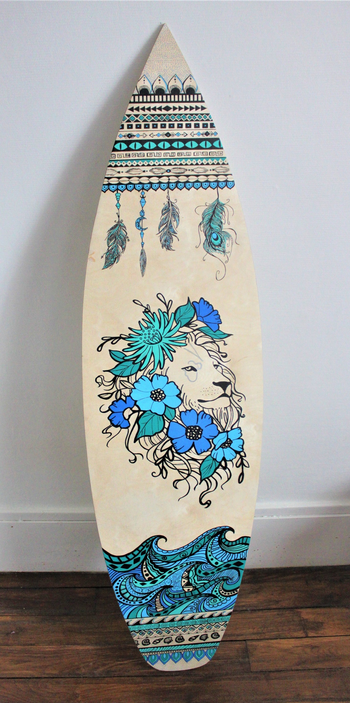 Planche de surf décorative/Surfboard Etsy