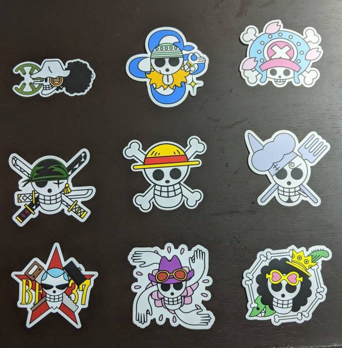 One Piece Stickers Etsy