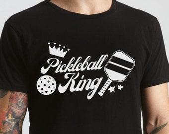 Pickleball King Svg, Pickleball King Png, Pickleball Svg, Digital Download File, Pickleball Gift, Pickleball T-Shirt and Pickleball Mug