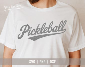 Vintage Pickleball SVG PNG, Retro Pickleball Player Dad Mom Shirt Svg, Funny Pickleball Lovers Sweater Svg Cut File for Cricut & Silhouette