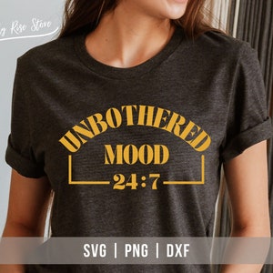 Unbothered Mood Svg, Black Girl Magic Svg, Melanin Black Power Svg, African American Svg, Black Woman Svg, Png Sublimation Cricut Datei