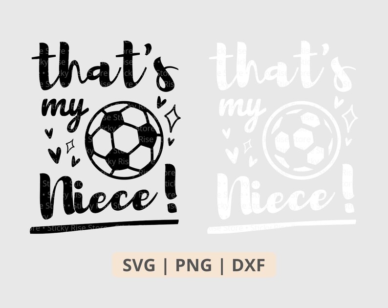Thats My Niece Soccer SVG Soccer Aunt Uncle With Numbers Svg - Etsy