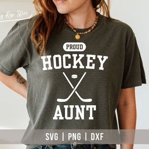 Stolze Hockey Tante SVG Png Dxf, Hockey Tante Leben SVG, Hockey Tante, Hockey Tante Shirt Sublimation Png, geschnittene Datei für Cricut, digitaler Download