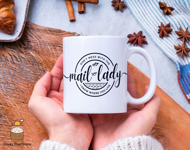 Don't Mess With The Mail Lady Svg, Funny Women Mail Carrier Svg, Postal Worker Printable Png, Svg File for Cricut, Digital Download Files image 9