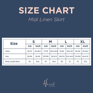 Linen Skirt, Midi Linen Skirt, High Waist Skirt, Premium Linen Clothing for Women image 8