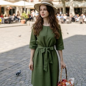 dissh elena buttermilk linen mini dress Silk Mini Dress – Buttermilk – Kmono Apparel main image 0