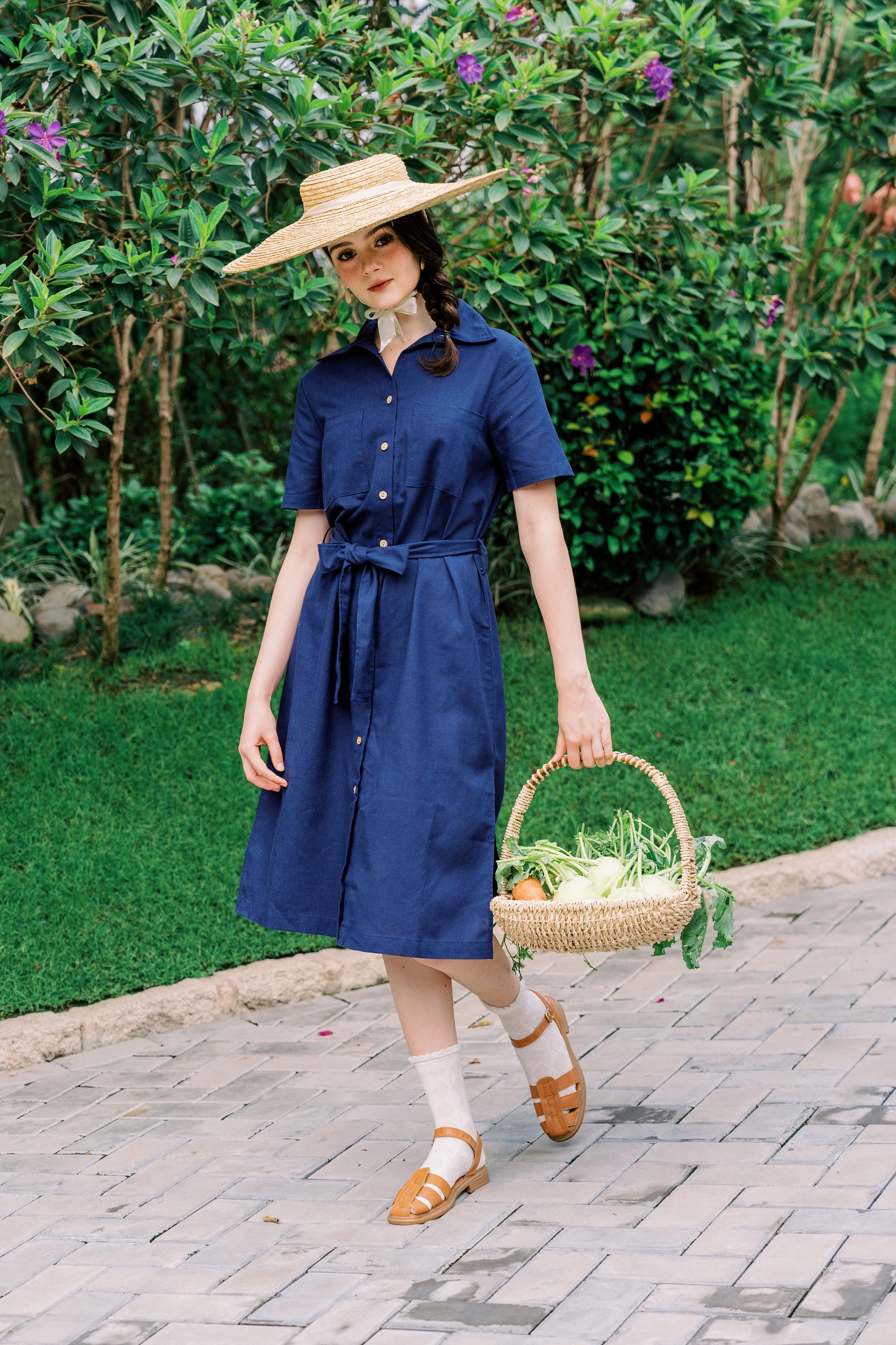 Linen Shirtdress, Linen Dress With Belt, Premium Linen