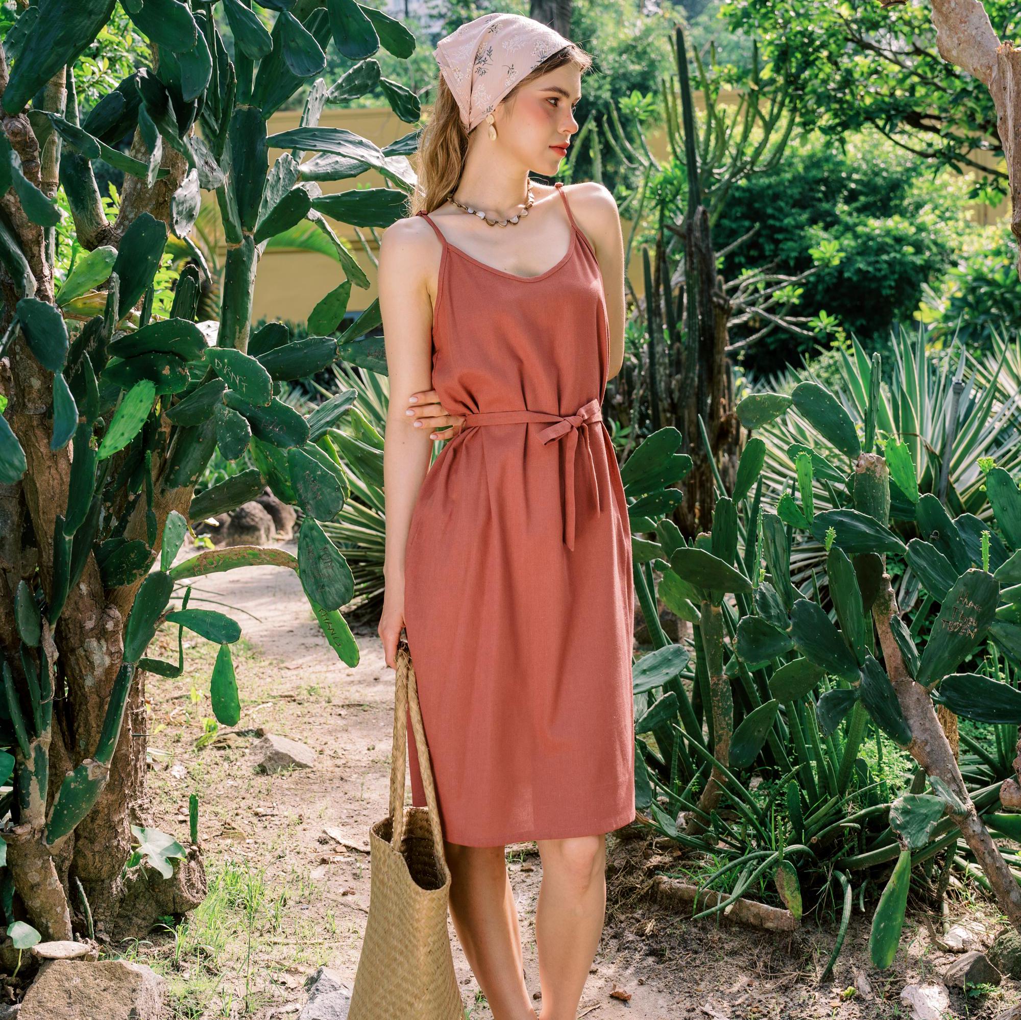 Linen Dress Midi Cami Slip Dress Linen Cami Dress, Linen Slip Dress, Linen Summer Dress With Linen Dress Midi Cami Slip Dress Linen Cami Dress, Linen Slip Dress, Linen Summer Dress With