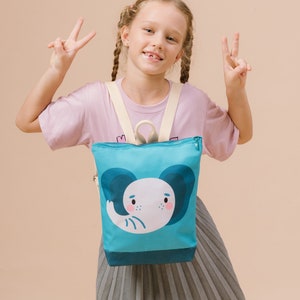 Toddler Backpack ZUU, School Backpack for Kids, Kid Backpack, Gift for Kids, Gift for Toddler, Birthday gift, Mini backpack Elephant