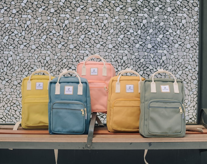 New Square Backpack 20/% off 79.5-63.6 Navy