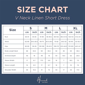 V Neck Linen Short Dress, Linen Mini Dress, Linen Sundress, Premium Linen Clothing for Women image 7