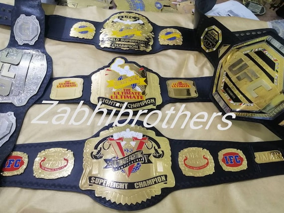 Ufc Ultimate Fighting Championship MMA Replica Belts.one Belt Your Choice Etsy Canada