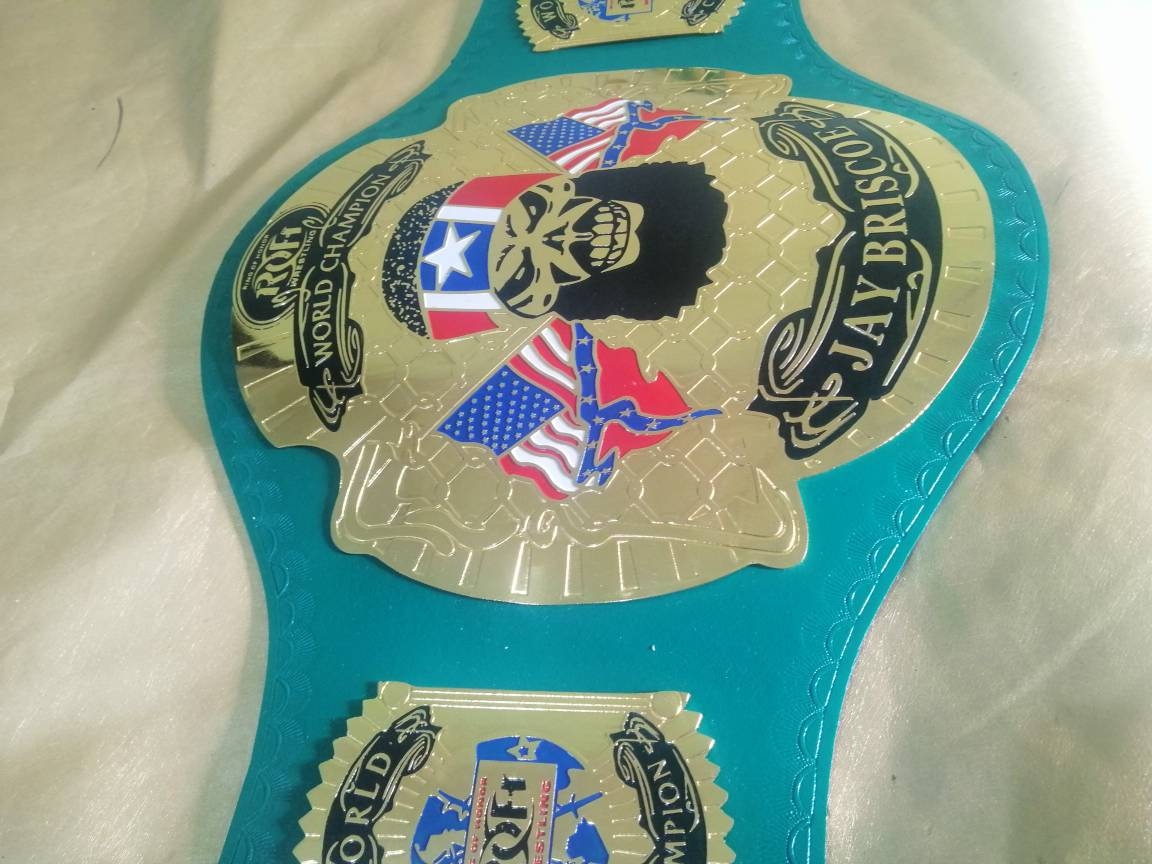 ROH JAY BRISCO Champion Wrestling Belt Adult Size Etsy UK